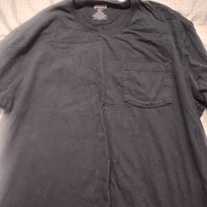 Duluth Trading Co Black Short Sleeve Pocket Tee